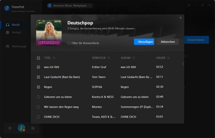 Musik konvertieren