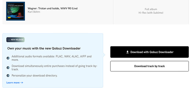 Download mit Qobuz Downloader