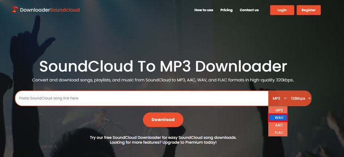 DownloaderSoundcloud SoundCloud WAV Downloader