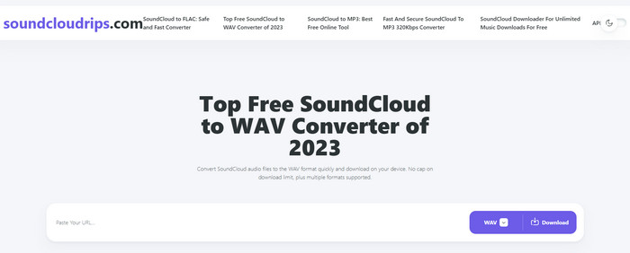 Soundcloudrips.com SoundCloud WAV Downloader