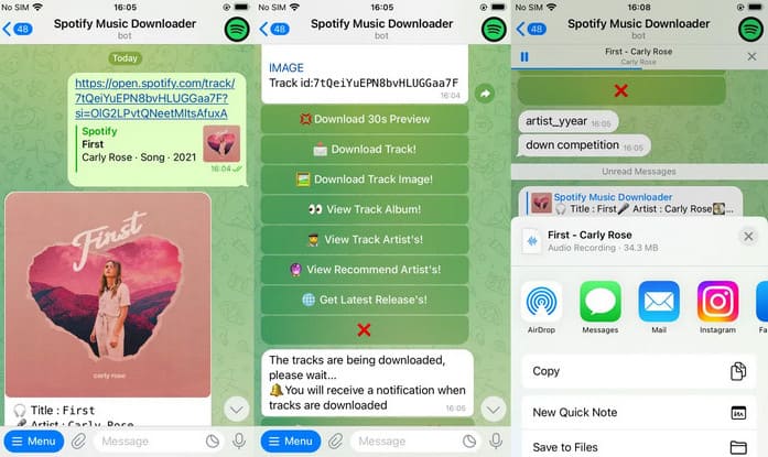 Spotify Telegram Bots Spotify Playlist Downloader