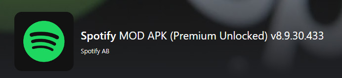 Spotify Mod APK für Android