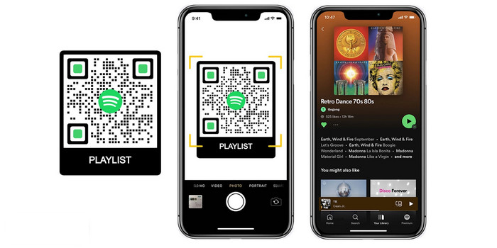 Spotify QR Code scannen