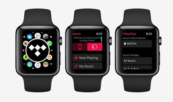 Tidal Musik auf Apple Watch anhören