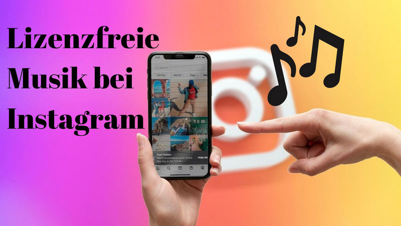 Lizenzfreie Musik bei Instagram